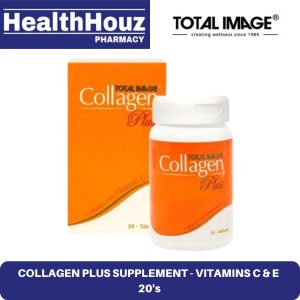 TOTAL IMAGE Collagen Plus Supplement – Vitamins C and E – 20’s